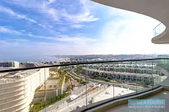 One Bedroom for Rent Mina Al Arab - High Floor - Canal  Hotel View