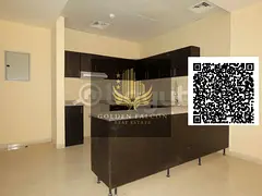 In Emirates City, Ajman, a spacious two-bedroom apartment with a huge balcony and podium view is ide