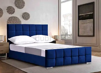 Modern stylish Queen Size Customised Velvet Bed for Sale high quality