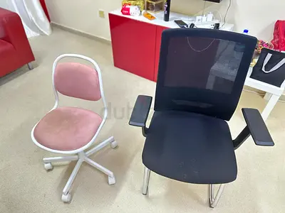 Set of Stylish Office and Task Chairs