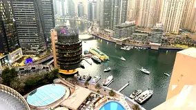 High Floor | 1BHK with Marina View | Multiple Cheques