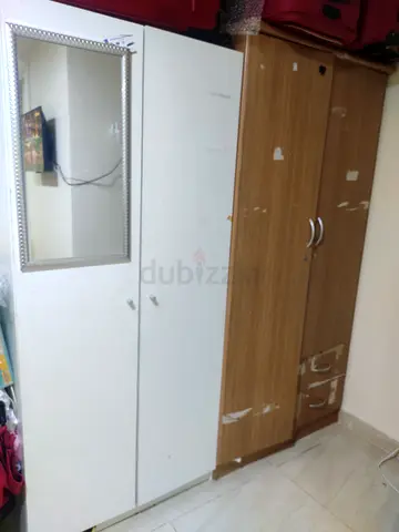 Spacious Wardrobe with Mirror - Great for Bedroom Storage