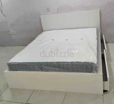 Modern Ikea Bed with Under-bed Storage And Mattress