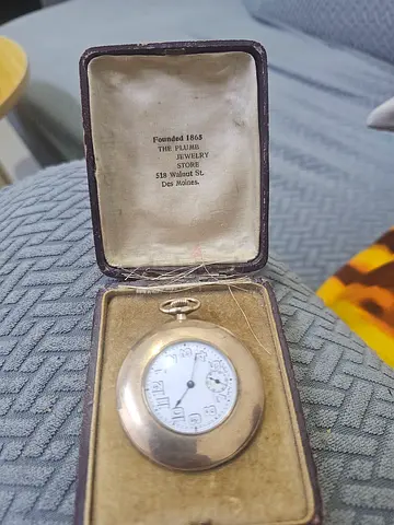 Antique Pocket Watch with Elegant Design