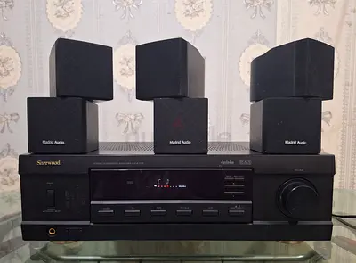 Sherwood Inegrated Amplfier AX-4103 with 3 Cube Speakers for Sale in very Good Condition.