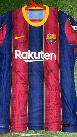 Signed FC Barcelona Jersey - A Piece of Football History