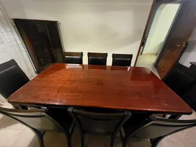 Solid Wood 8-Seater Dining Table