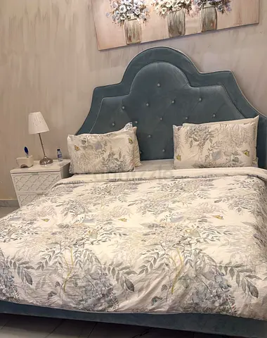 Bed 180 x200 with the mattress 850 AED