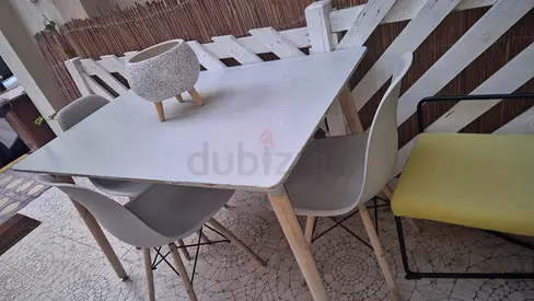 Tables and chairs