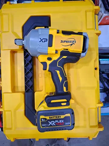 Heavy-Duty Cordless Impact Wrench with Battery