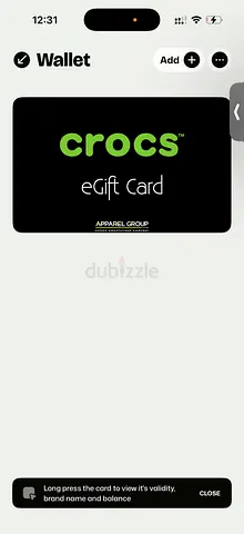 Crocs eGift Card 15% discount