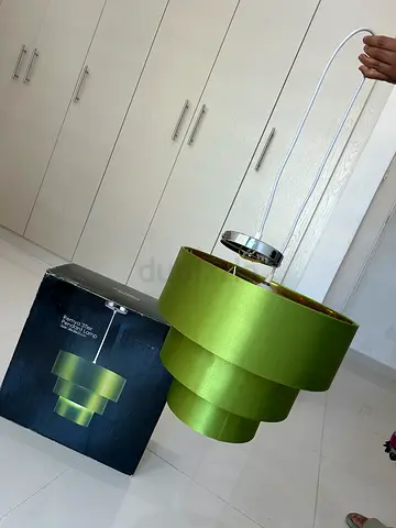 Modern Green Pendant Light Fixture for Sale