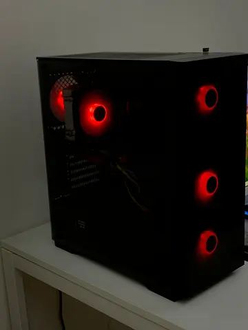 Gaming PC Case with RGB Fans