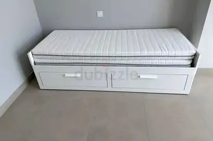 Ikea brimness Day bed frame with 2 big storage drawers underneath and with 2 Ikea mattresses is