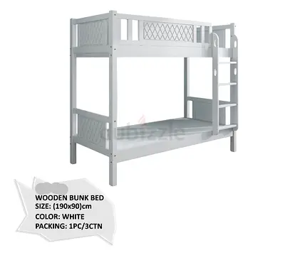 Wooden bunker bed