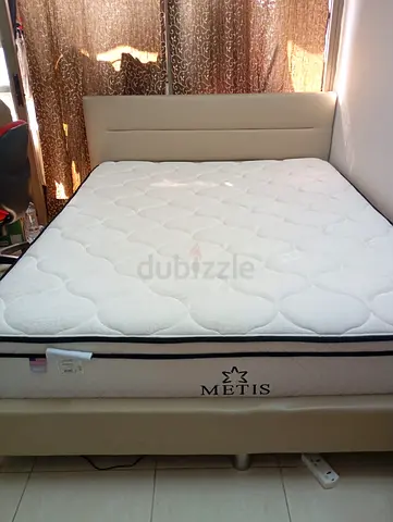 Double Bed with New like Mattress