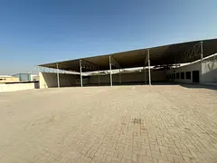 A yard for rent in Industrial Area 4, with an area of ​​31,000 square feet, prime location.