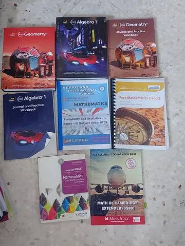Set of Textbooks for Mathematics and Geometry