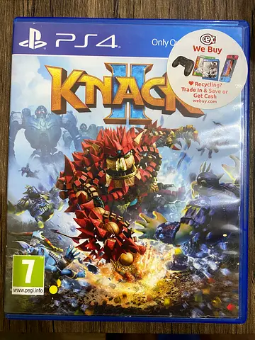 Two PS4 CDs - Rachet  Clank - Knack 2