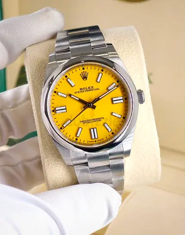 SC Rolex Oyster Perpetual Yellow 1-1