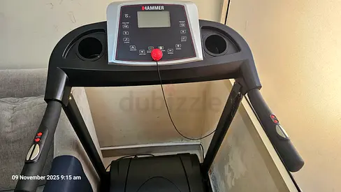 Hammer Treadmill - 20 km/h, 12% Incline, Foldable - Excellent Condition