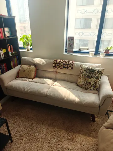 3-Seater Fabric Sofa Bed