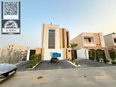 For sale in Al-Haliyo 2, a villa consisting of 4 master bedrooms, a majlis, a living room with a kit