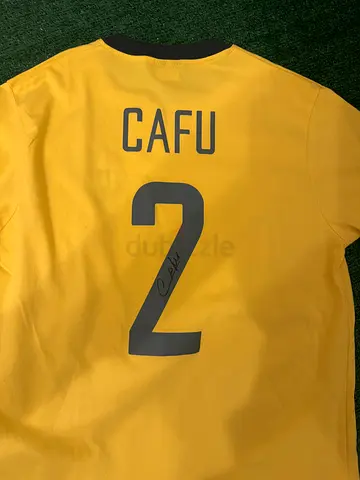 Cafu Signed Jersey - Icons