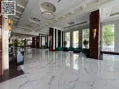 2BR+Hall with gym, pool &amp; aqua park; 3 baths, balcony, wide hall, equipped kitchen, central AC; 
