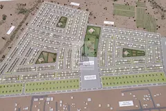 Residential lands for sale in Sharjah, Basateen Al Zubair area, Al Rahmaniyah suburb, installment sy