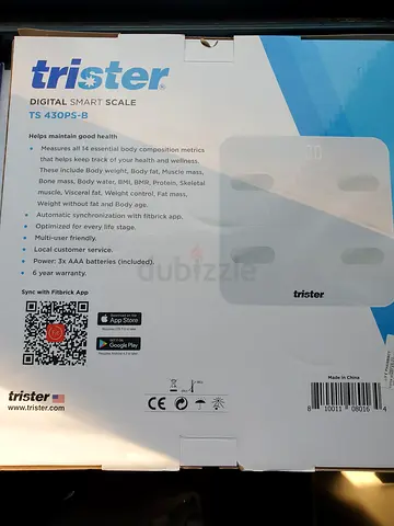 Trister Digital Body Scale - Health Tracker at Home