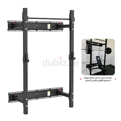 Heavy-Duty Foldable Squat Power Rack Stand for Ultimate Strength Training