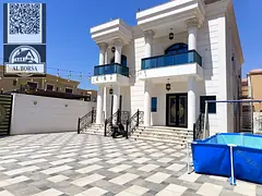 For rent: Residential/commercial villa in Rawdah 1, five master bedrooms, living room, majlis, and m