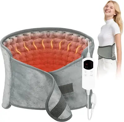 Comfortable Electric Heating Waist Belt for Back Pain Relief
