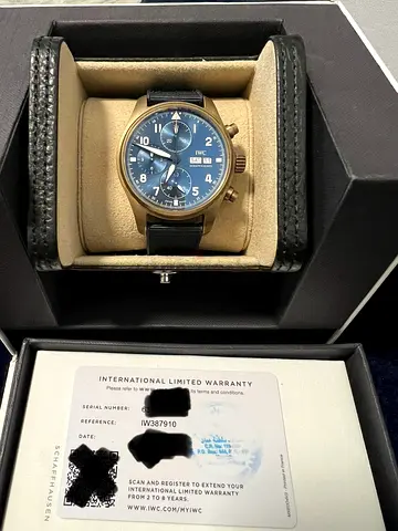 IWC pilot limited edition