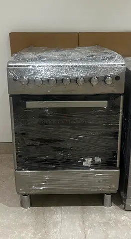 Used- Bompani Gas Cooker 4 Burners With Oven  Grill Full Safety Cast Iron Size (60 x 60) cm