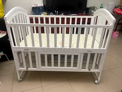 Bonfino Baby Bed cum rocker with storage