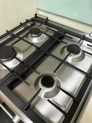 Stove Cooker: Electric Oven with 4 Gas Burner Bosch HXQ38AE50M