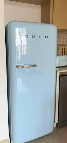 Smeg Retro Style Single Door Refrigerator Pastel Blue