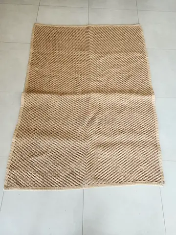 Beautiful Handwoven Beige Area Rug