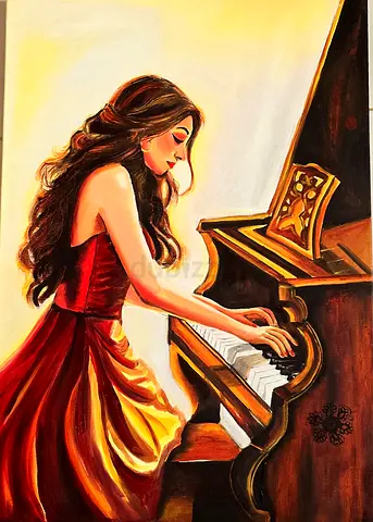 Painting  Grand piano