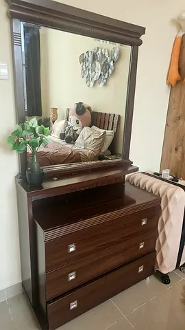 Elegant Wooden Dresser with Mirror for Sale