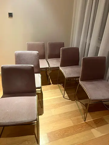 Elegant Set of 6 Modern Dining Chairs