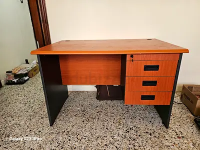 Functional Study Table with Storage