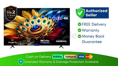 TCL 55 inch TV QLED Smart 4K Android - Brand New | 1 Year Warranty | FREE Delivery | SHJ792