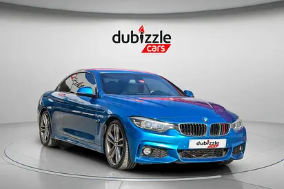 AED 969/month | 2018 BMW 4-Series 420i Convertible | GCC Specs | Ref#398169
