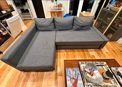 L shape sofa bed with storage