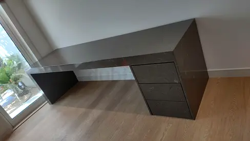 Modern Marble Finish Study Table for Sale