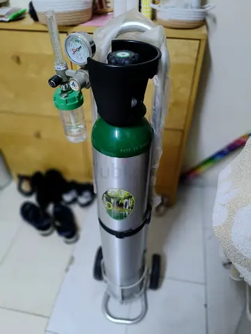 Oxygen Cylinder with regulator and trolley for Sale - Reliable  Portable