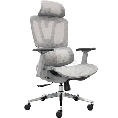 Ergonomic Executive Office Chair 
Mesh Chair Wide Seat With Large Headrest Lumbar Support